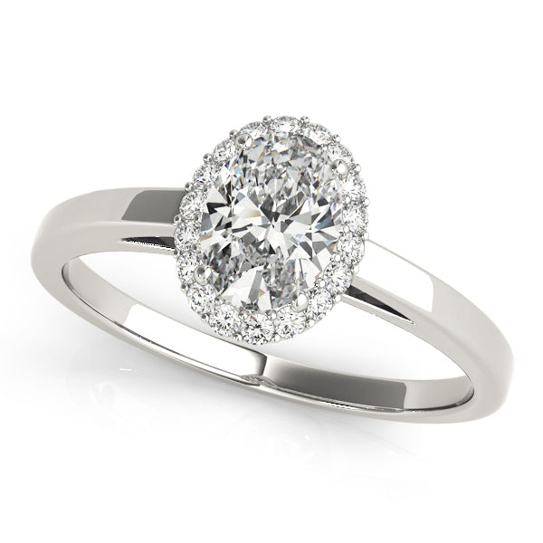 Halo Diamond Engagement Ring