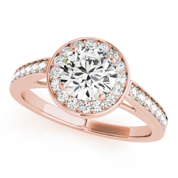 Halo Diamond Engagement Ring