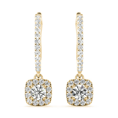 Halo Diamond Earring