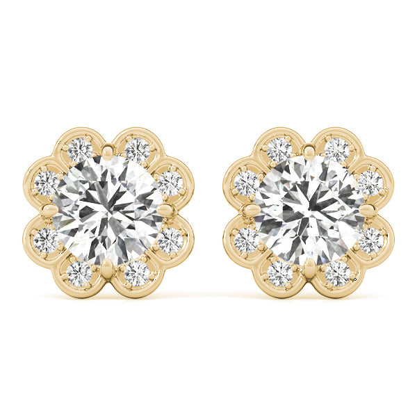 Halo Diamond Earring