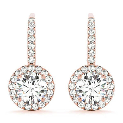 Halo Diamond Earring