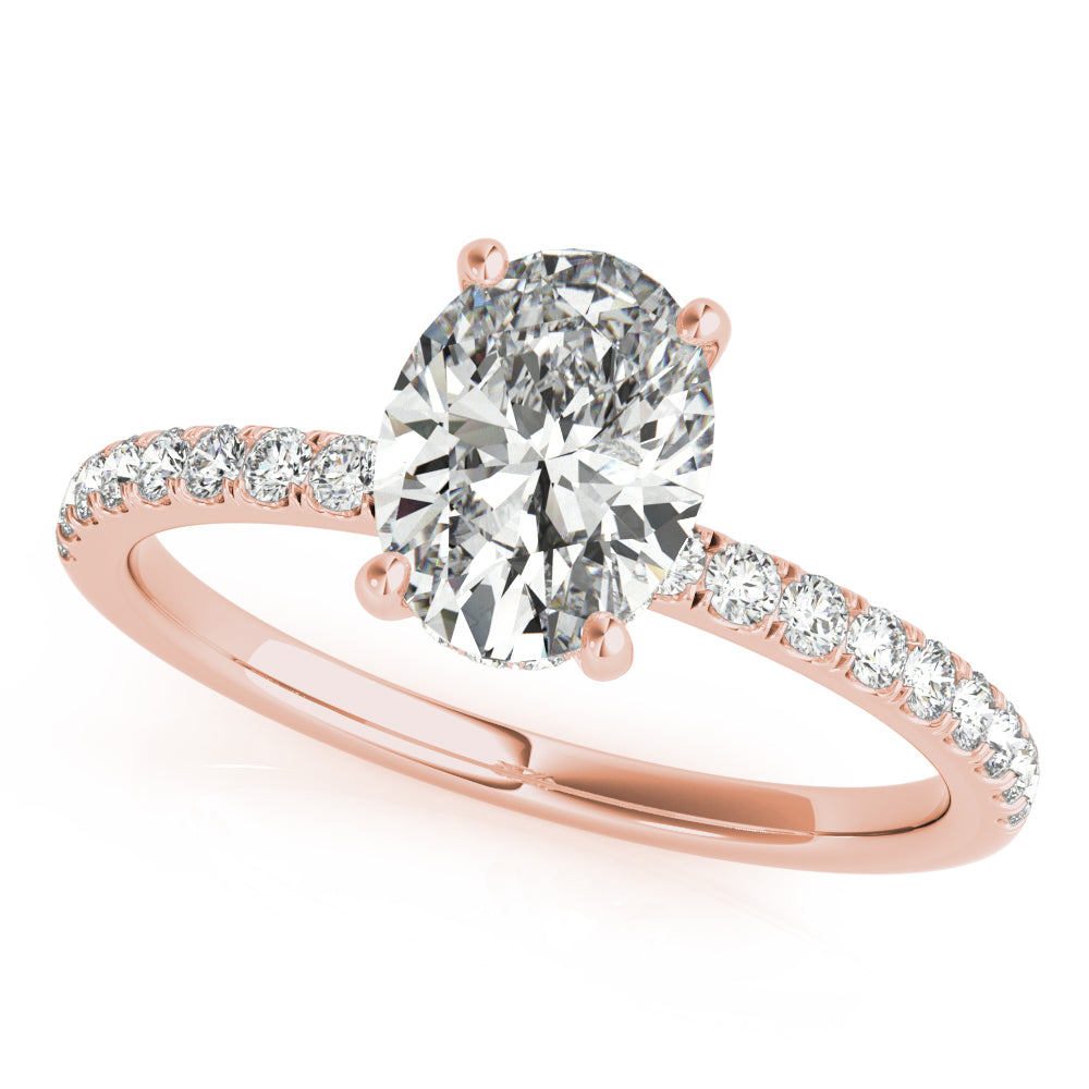 Halo Diamond Engagement Ring