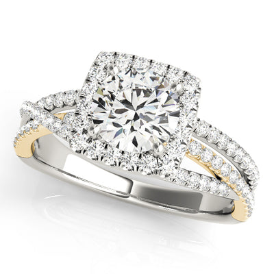 Halo Diamond Engagement Ring