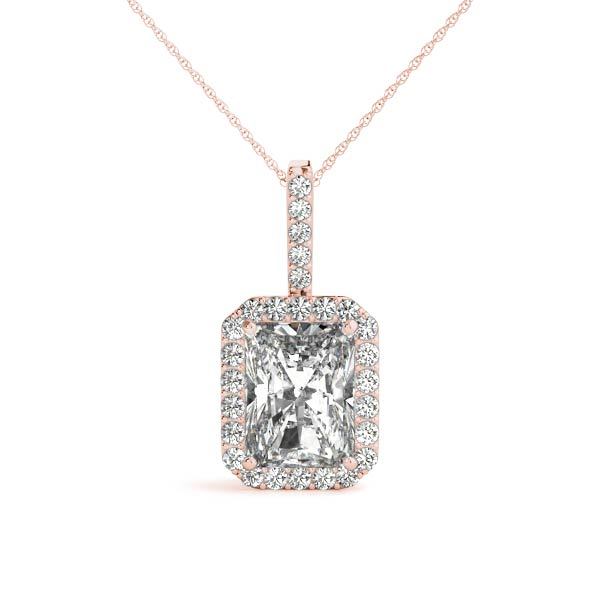 Halo Diamond Pendant