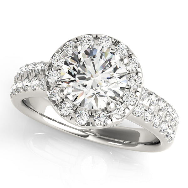 Halo Diamond Engagement Ring