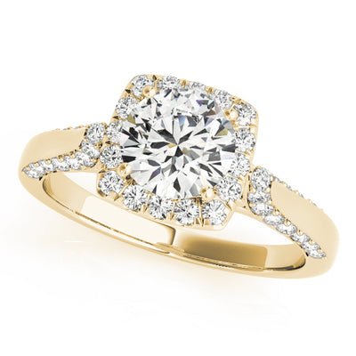 Halo Diamond Engagement Ring