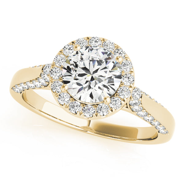 Halo Diamond Engagement Ring