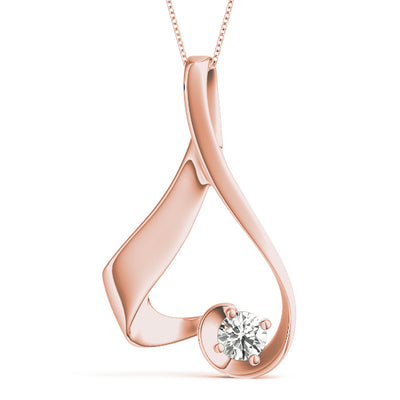 Solitaire Diamond Pendant