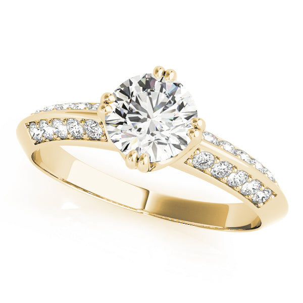 Pave Diamond Engagement Ring