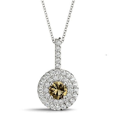 Halo Diamond Pendant