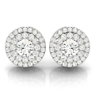 Halo Diamond Earring