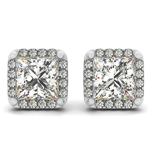 Halo Diamond Earring