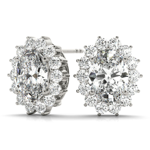 Halo Diamond Earring