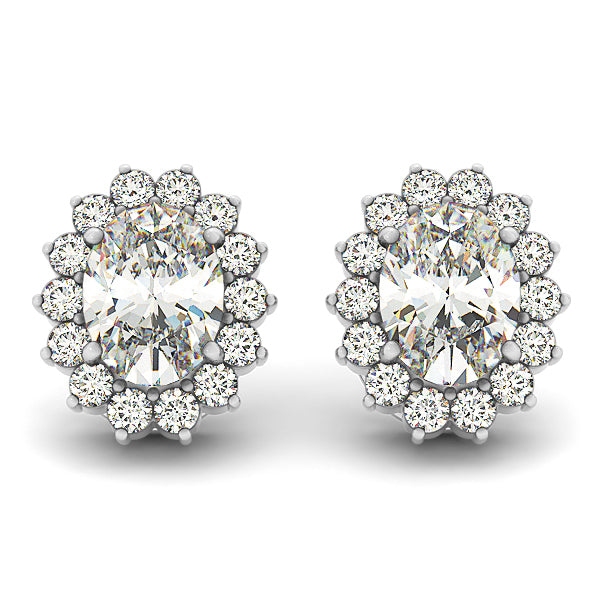 Halo Diamond Earring