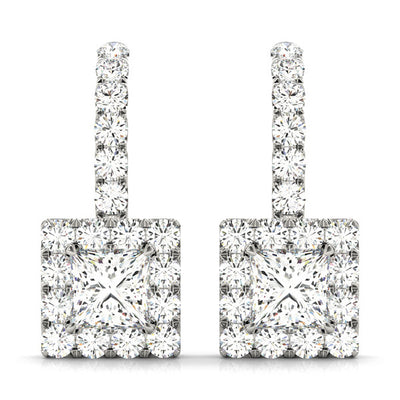 Halo Diamond Earring