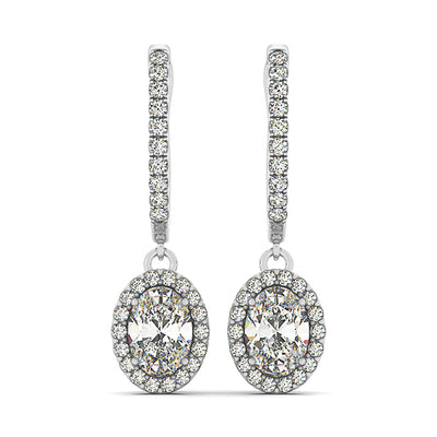 Halo Diamond Earring