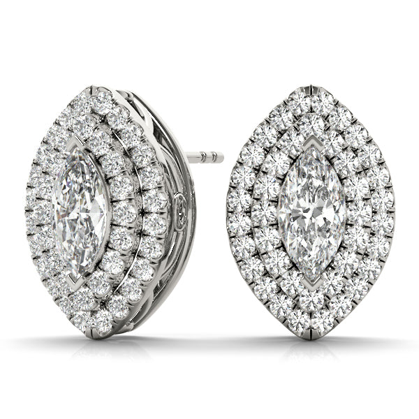 Halo Diamond Earring