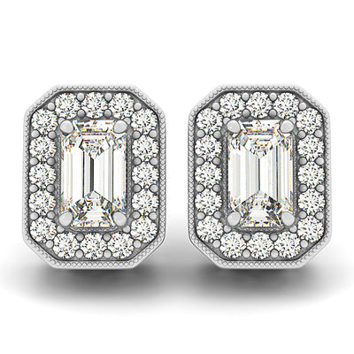 Halo Diamond Earring