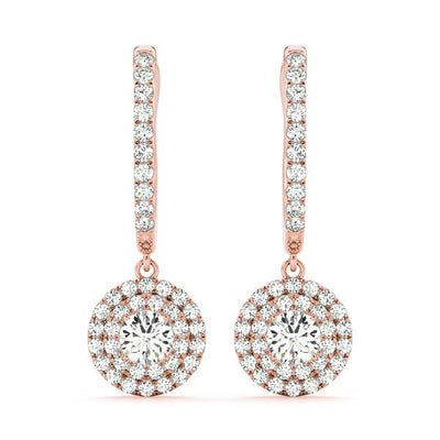 Halo Diamond Earring