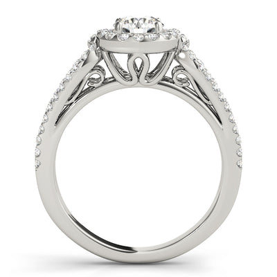 Halo Diamond Engagement Ring