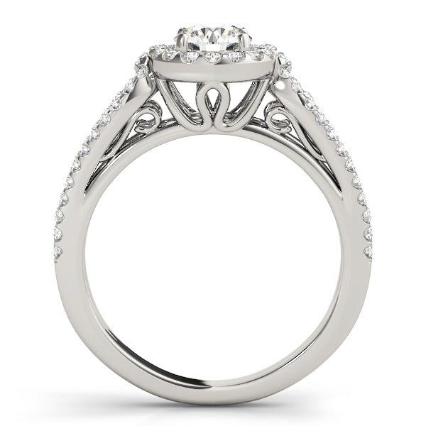 Halo Diamond Engagement Ring