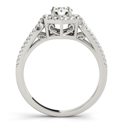 Halo Diamond Engagement Ring