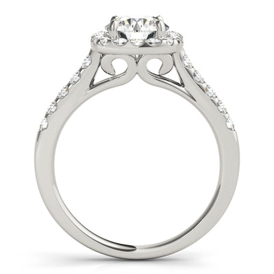 Halo Diamond Engagement Ring