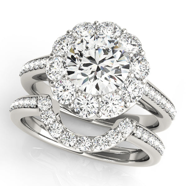 Halo Diamond Engagement Ring