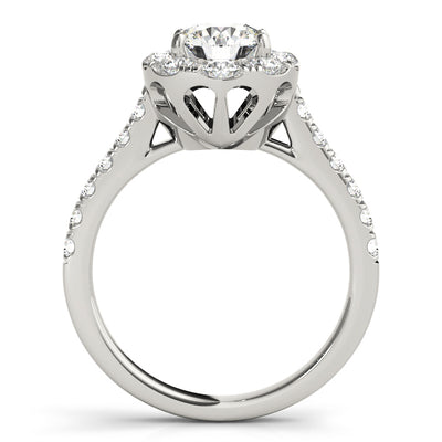 Halo Diamond Engagement Ring