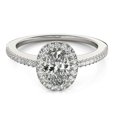 Halo Diamond Engagement Ring