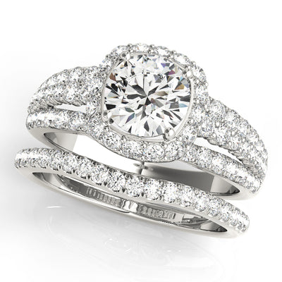 Halo Diamond Engagement Ring