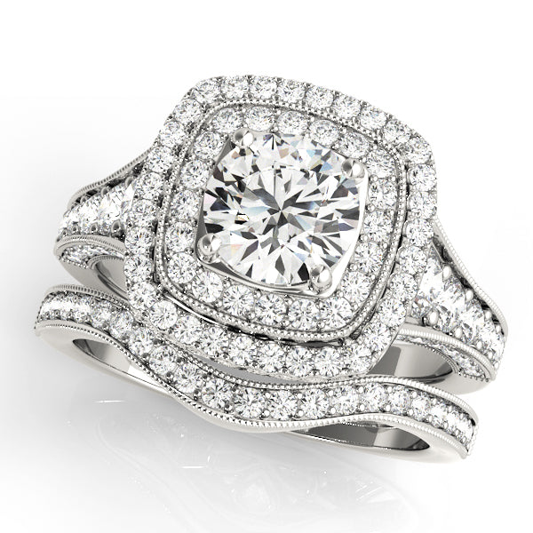 Halo Diamond Engagement Ring