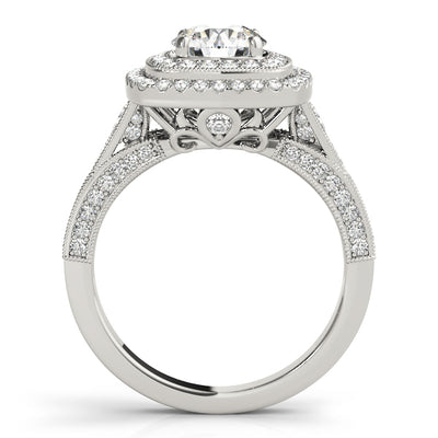 Halo Diamond Engagement Ring