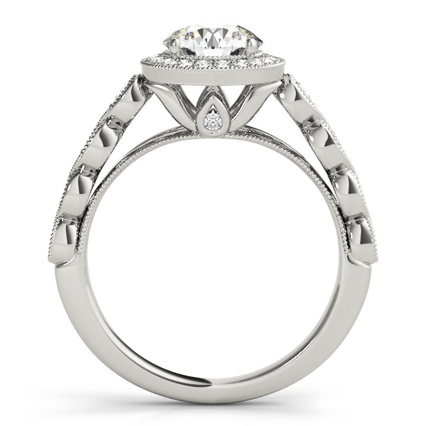 Halo Diamond Engagement Ring