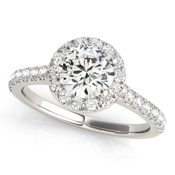 Halo Diamond Engagement Ring