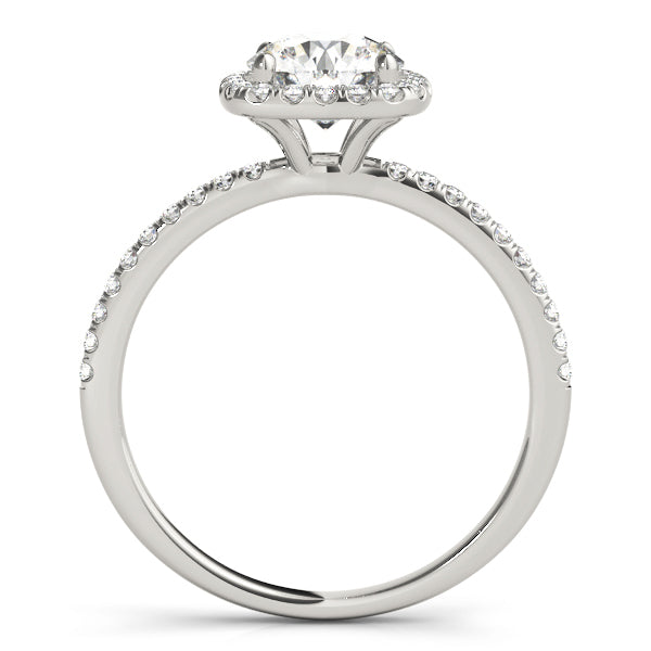 Halo Diamond Engagement Ring