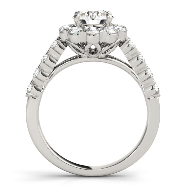 Halo Diamond Engagement Ring