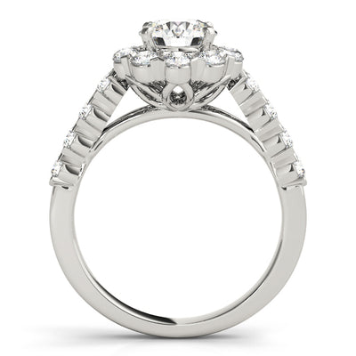 Halo Diamond Engagement Ring