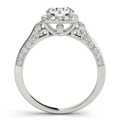 Halo Diamond Engagement Ring