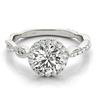 Halo Diamond Engagement Ring