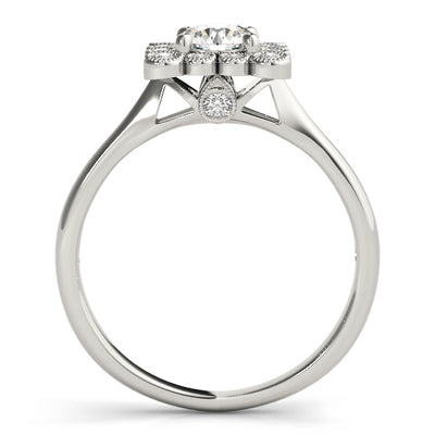 Halo Diamond Engagement Ring