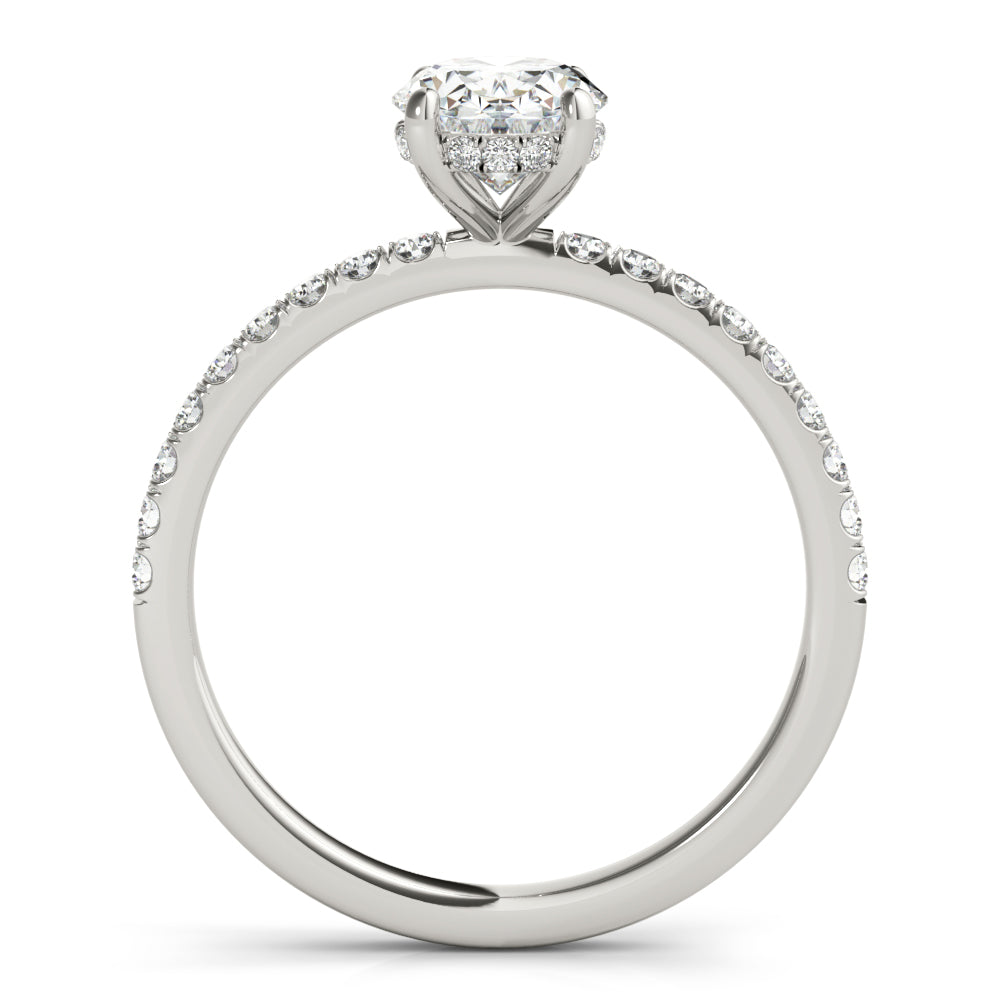 Halo Diamond Engagement Ring