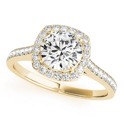 Halo Diamond Engagement Ring