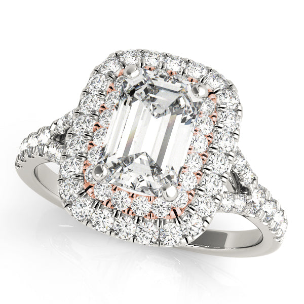 Halo Diamond Engagement Ring