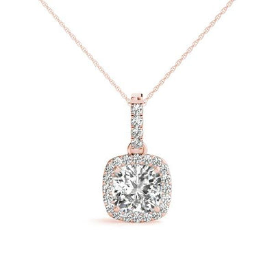 Halo Diamond Pendant