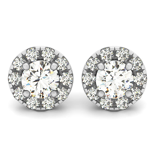 Halo Diamond Earring