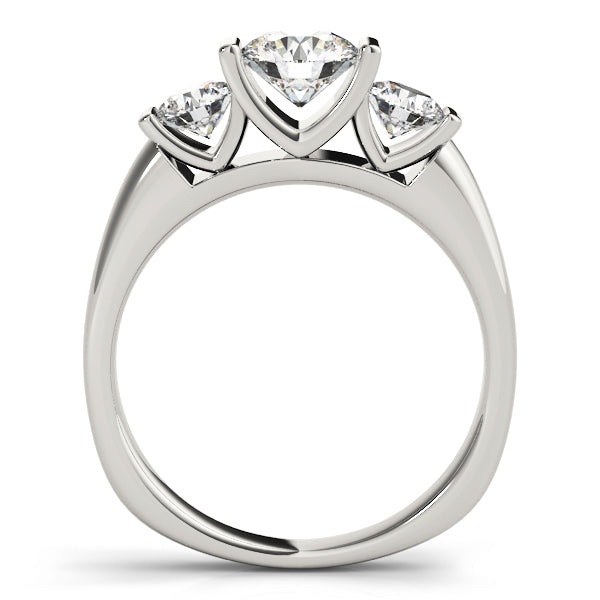 Three Stone Diamond Engagement Ring