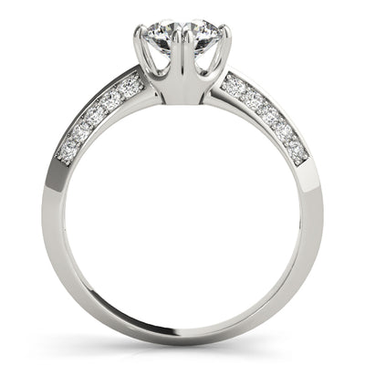 Pave Diamond Engagement Ring