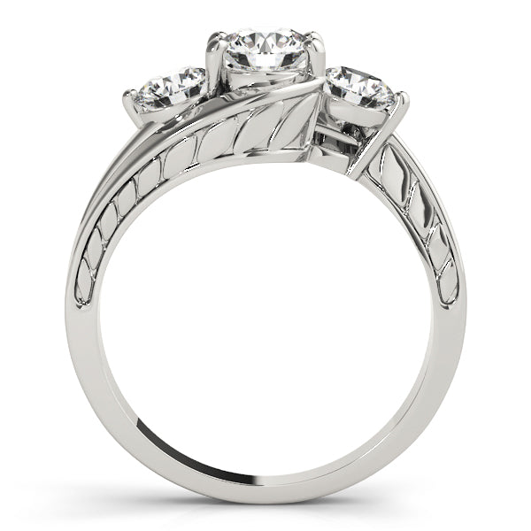 Three Stone Diamond Engagement Ring