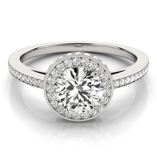 Halo Diamond Engagement Ring